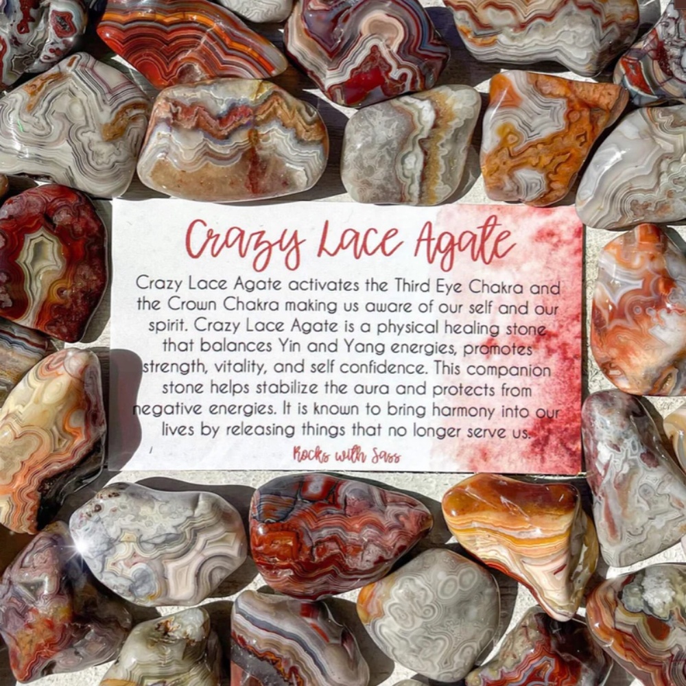 Ocean Jasper Crazy Lace Agate Wire Wrapped Bracelet | 7.5 IN - Picture 3 of 8